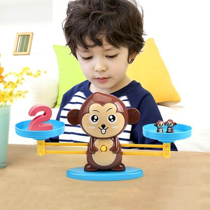 Kép Gyermek oktatási majom skála számokkal