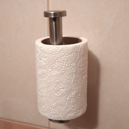 Kép valamiből Öntapadó rozsdamentes WC-papír tartó