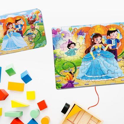 Kép valamiből Gyermek puzzle dobozban - királyság