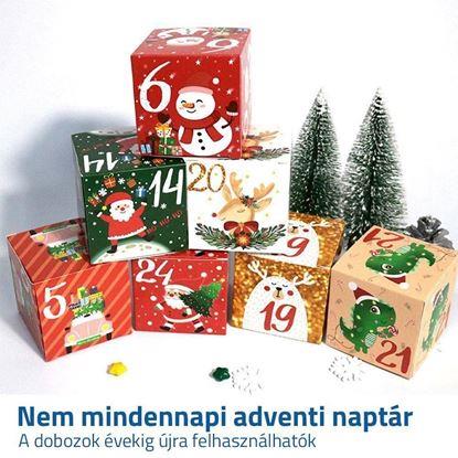 Kép Adventi naptár - újratölthető dobozok 24 db