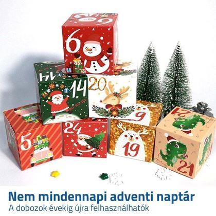 Kép valamiből Adventi naptár - újratölthető dobozok 24 db