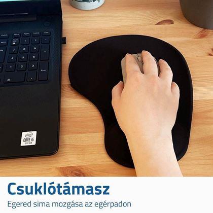 Kép valamiből Ergonomikus egérpad - fekete