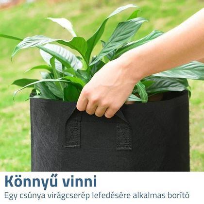 Kép valamiből Textil virágcserép 35 cm