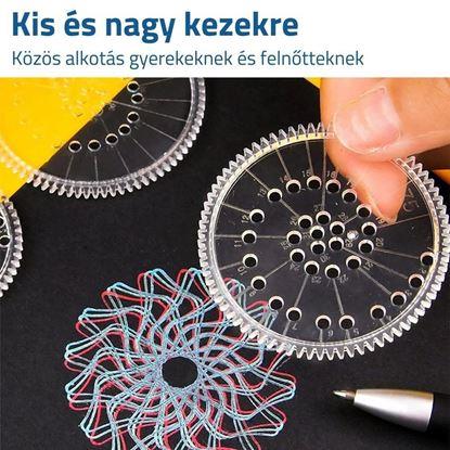 Kép Rajzsablon készlet - spirográf