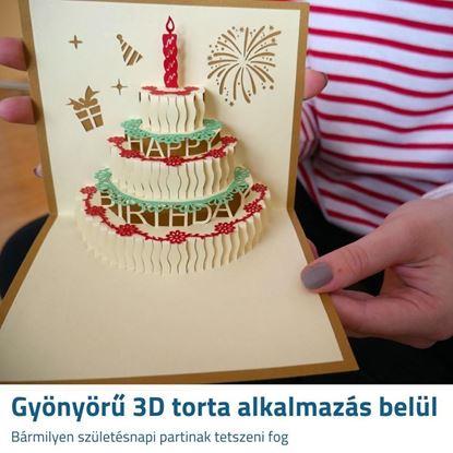 Kép 3D szülinapi képeslap