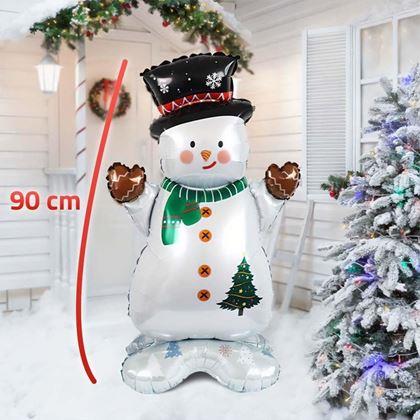 Kép valamiből Fóliás hóember lufi 90 cm