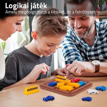 Kép Csúsztatós játék - Parkoló autókkal