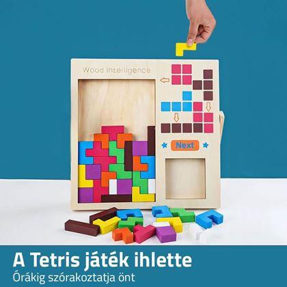 Kép valamiből Fából készült logikai puzzle - formák