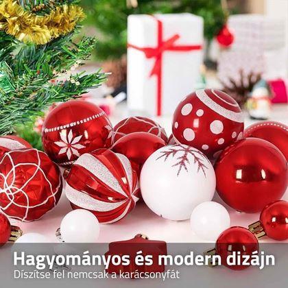 Kép valamiből Nagy karácsonyi díszkészlet - piros