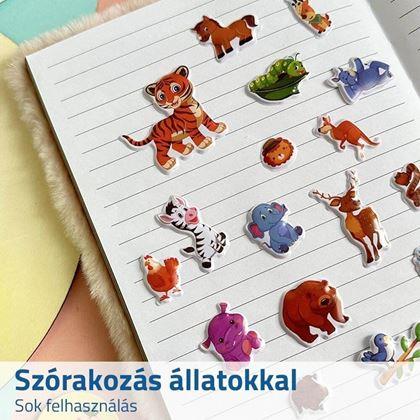 Kép valamiből Domború matricák állatkákkal - tigris és barátai