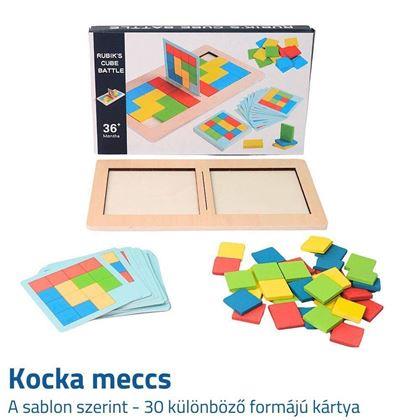 Kép valamiből Fa logikai játék tangram két személyre