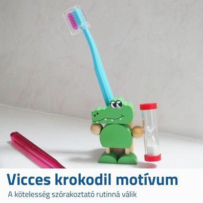 Kép Ecsettartó homokórával