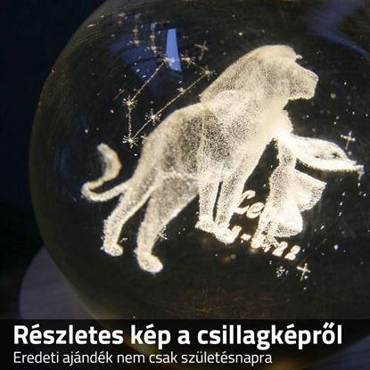 Kép LED világító gömb csillagjegy