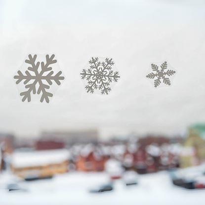 Kép Ablakmatricák - hópelyhek