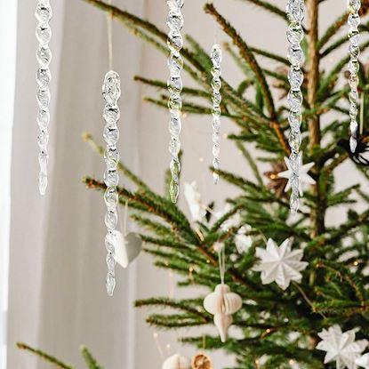 Kép Karácsonyi díszek jégcsapok 12 db