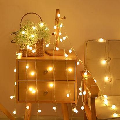 Kép LED fényfüzér kis izzókkal